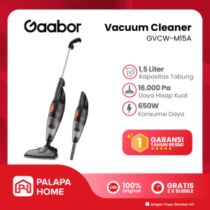 Gaabor Vacuum Cleaner GVCW-M15A Penyedot Debu Rumah Listrik | Vakum Portable Tongkat Daya Hisap Kuat