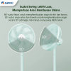 Gree Kipas Angin Berdiri Meja 2in1 | Desk Standing Fan 12 14 Inch Minimalis Aesthetic Hijau Pastel - Image 7