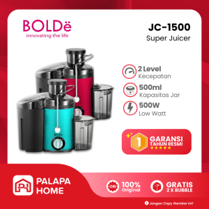 BOLDe Super Juicer Jupiter JC-1500 Low Watt | Blender Juice Buah Tanpa Ampas Stainless Steel