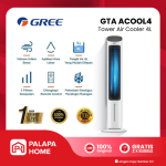 Gree Air Cooler Tower Fan GTA-ACOOL4 4 Liter | Kipas Penyejuk Udara Ruangan Portable Coller 4L