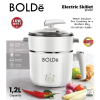 BOLDe Panci Listrik Serbaguna | Electric Skillet Cooker Kukusan Steamer Rebus Picanto 1.2L EP-1201 - Image 2