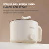 Gaabor Panci Listrik 1.5L Electric Slow Cooker Anti Lengket Penghangat Kuah Makanan Kukusan GR-N15A - Image 2