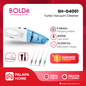 BOLDe Super Hover Turbo Vacuum Cleaner Low Watt | Penyedot Debu Rumah Listrik Serbaguna SH-G4001
