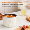 Gaabor Panci Listrik 1.5L Electric Slow Cooker Anti Lengket Penghangat Kuah Makanan Kukusan GR-N15A - Image 3