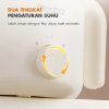 Gaabor Panci Listrik 1.5L Electric Slow Cooker Anti Lengket Penghangat Kuah Makanan Kukusan GR-N15A - Image 4