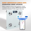 Gaabor Timbangan Berat Badan Digital Lengkap Connect HP | Smart Body Fat Scale Charger GWS-M02A - Image 5
