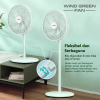 Gree Kipas Angin Berdiri Meja 2in1 | Desk Standing Fan 12 14 Inch Minimalis Aesthetic Hijau Pastel - Image 3