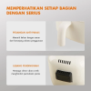 Gaabor Mini Air Fryer 2L Low Watt | Penggorengan Tanpa Minyak Kecil Airfryer Gaboor AF20M-YE01A - Image 7
