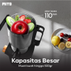 Mito Slow Juicer Fresca Compact 800ml | Pemeras Jeruk Buah Sayur Tanpa Ampas Tabung Besar SJ1100 - Image 5