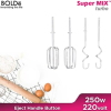 BOLDe Turbo Hand Mixer HM-2250 Low Watt | Mikser Tangan Pengaduk Adonan 5 Kecepatan - Image 7