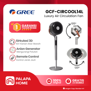 Gree Luxury Air Circulation Fan | Kipas Angin Sirkulasi Udara Standing Berdiri Mewah GCF-CIRCOOL14L