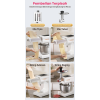 Mecoo Premium Stand Mixer 6L 6 Liter Smart LED Touch Screen Aesthetic | Mikser Standing Besar Mecco - Image 11