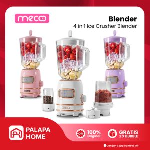 Mecoo 4 in 1 Ice Crusher Blender | Mecco Blander Chopper Juicer Dry Mill | Meco Belender Multifungsi