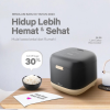 Oxone Mini Rice Cooker Low Carbo Less Sugar OX-250 | Penanak Nasi Rendah Gula 0,8 Liter Kecil - Image 2