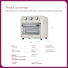 Electric Oven Kirin Omni KOO162S 16 Liter FlexiWatt | Open Listrik Stainless Steel KOO 162S 16L - Image 3
