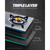 Niko Kompor Kaca 2 Tungku | Gas Stove Tempered Glass 2 Burner Hitam Mewah | Reflection Series - Image 7