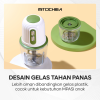 Mitochiba Chopper CH60 Gelas Kaca 0.5L | Coper Blender Bumbu Mpasi Bayi Mito CH60 Twin Chop 300 ml - Image 6